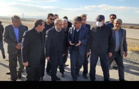 بازدید استاندار آذربایجان شرقی از پروژه کنارگذر جنوبی ایلخچـی